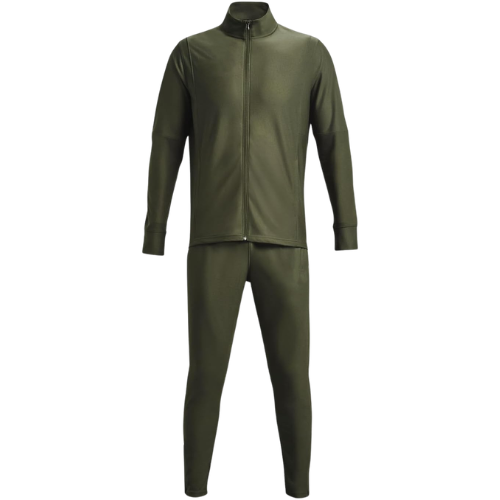 Boutique Bold - Olive Green Full-Zip Athletic Tracksuit Set