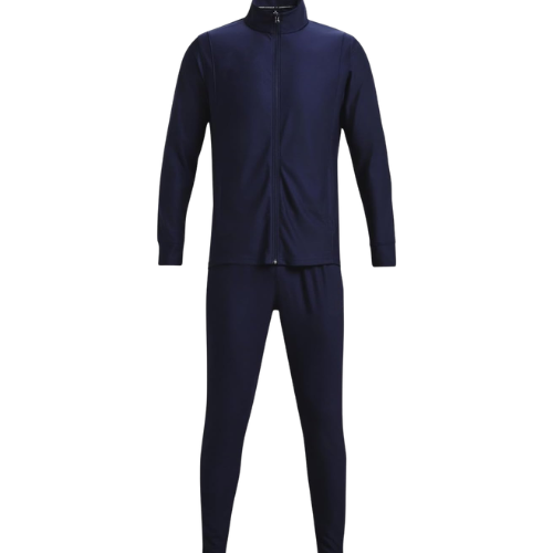 Boutique Bold - Navy Blue Full-Zip Athletic Tracksuit Set