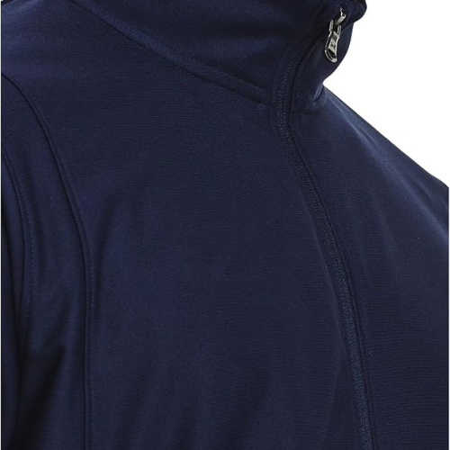 Boutique Bold - Navy Blue Full-Zip Athletic Tracksuit Set