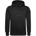 Boutique Bold - Classic Solid Black Pullover Hoodie with Drawstring Hood